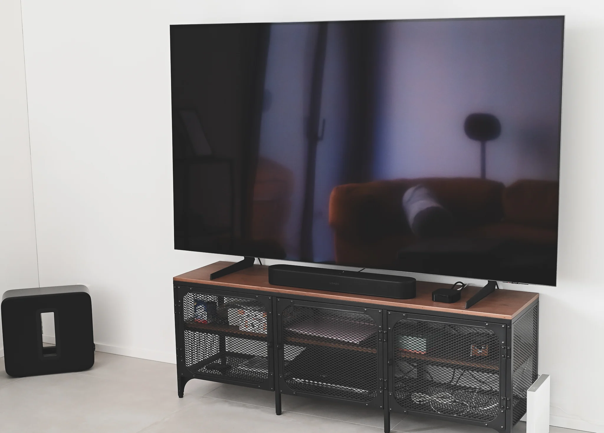 The full home theater setup